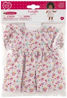 Corolle doll dress summer floral print 36cm - doll clothing