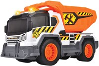 Dickie dump truck toy vehicle with light and sound - construction truck 30 cm-2