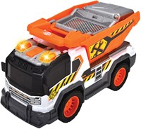 Dickie dump truck toy vehicle with light and sound - construction truck 30 cm-3