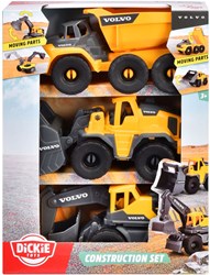 Dickie Volvo toy construction vehicles set - 3 pieces - construction toys