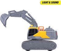 Dickie Volvo excavator toy with lights and sounds - construction vehicle-3
