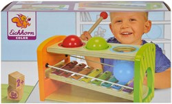 Eichhorn wooden hammer bench with xylophone - educational toy