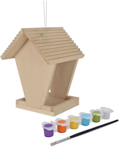 Eichhorn wooden craft set bird feeder house for kids outdoor DIY-2