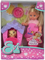 Evi Love dog house doll playset with puppy and accessories