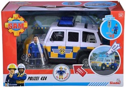 Brandweerman Sam Politie Auto 4x4 met Figuur