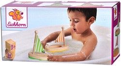Eichhorn wooden toy sailboats set - FSC wood - 2 pieces