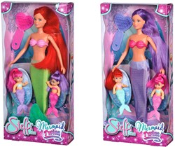 Steffi Love mermaid doll with twins - toy doll for children