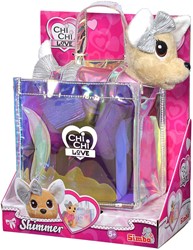 Chi Chi Love Shimmer Knuffelhond in Tas
