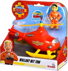 Brandweerman Sam Wallaby Helikopter met Tom Thomas