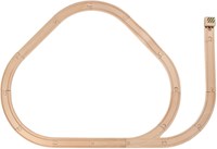 Eichhorn wooden train set fire brigade playset with bridge - FSC wood-3