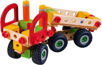 Eichhorn Constructor building set truck - wooden construction toy 135 pieces-3