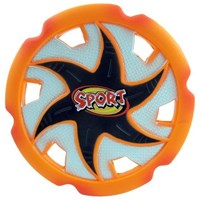 HOT Sports + Toys soft foam flying disc orange 23 cm - frisbee toy