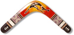Boomerang Fan wooden boomerang Falcon left multicolor 38cm 25m