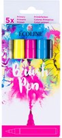Bruynzeel brush pen set - Ecoline primary colours 5 pieces