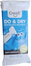 Creall modelling clay white - air-drying clay 1000g for kids