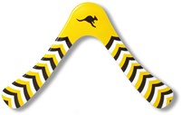 Boomerang Fan boomerang left-handed plastic 30 cm outdoor toy