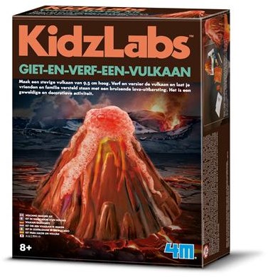 4M KidzLabs volcano pour-and-paint set educational toy-3