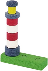 Goki skill game lighthouse - stone stacking kids game