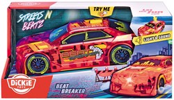 Dickie race car Beat Breaker with light and sound - red toy car