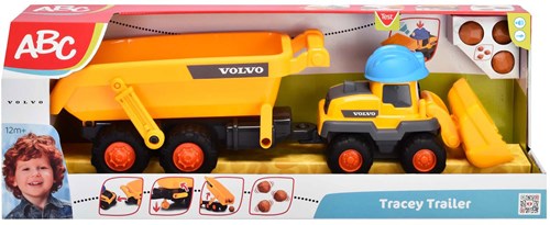 Dickie toy truck Tracey Trailer with sound and Volvo license