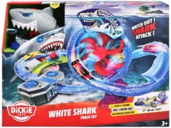 Dickie race track White Shark Track Set with lights and sound