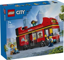 LEGO City red double-decker bus building set - 60407 toy