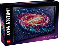 LEGO Art Milky Way Galaxy building set - space wall art for adults