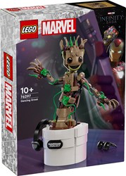 LEGO Super Heroes building set Dancing Groot Marvel 76297