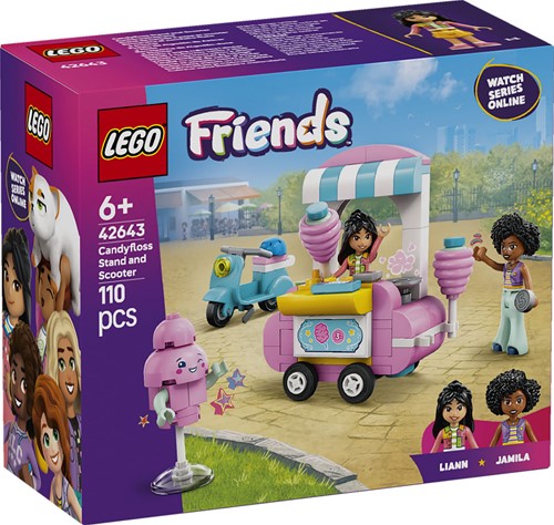 LEGO 42643 Friends Suikerspinkraam en scooter