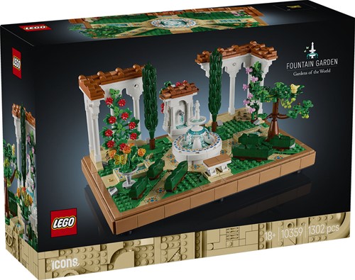 LEGO 10359 Icons Tuin met fontein