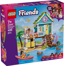 LEGO Friends beach house playset with seals - creative building fun
