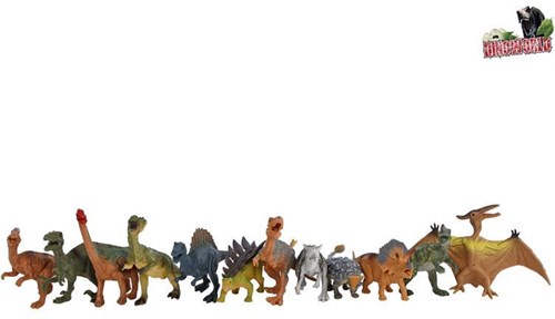 Dinoworld dinosaur figures toy - plastic play figures