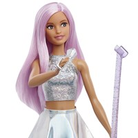 BEX Barbie Pop Star - Fashion Doll with Microphone and Pink Hair - Dolls Toy-2