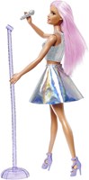 BEX Barbie Pop Star - Fashion Doll with Microphone and Pink Hair - Dolls Toy-3