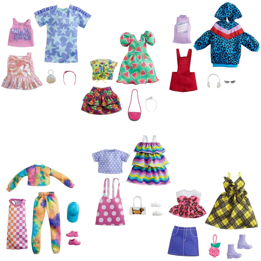 Mattel Barbie doll clothing set - Fashion accessories for Barbie