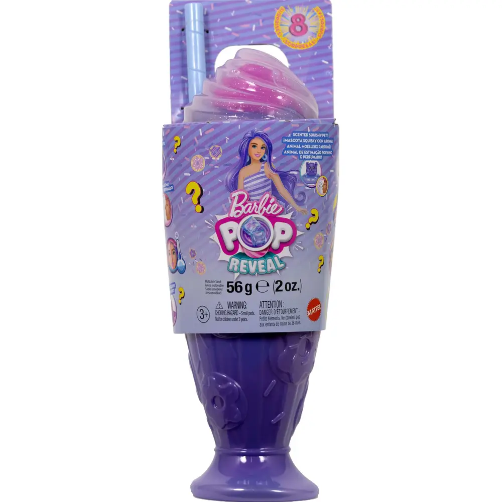 Mattel Barbie doll reveal donut dreams purple fashion doll toy