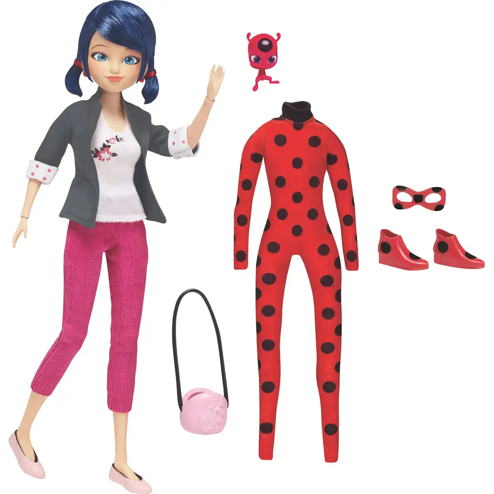 Bandai Miraculous fashion doll Marinette 26 cm with 2 outfits and accessories