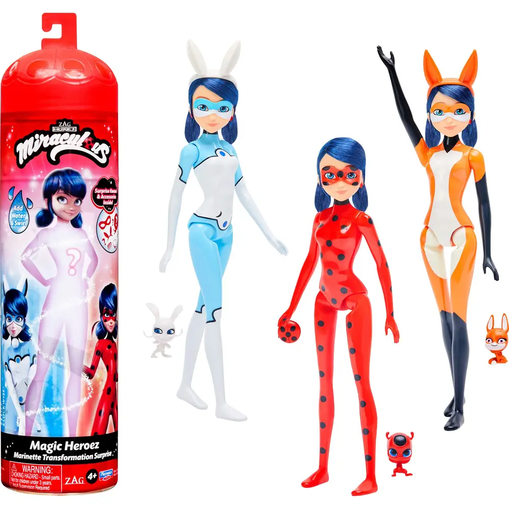 Bandai doll Marinette color change Miraculous Ladybug 26cm toy