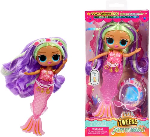 L.O.L. Surprise mermaid fashion doll Cleo Cove - color change tail