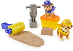 Rubble & Crew construction toy figure set with Kinetic Sand
