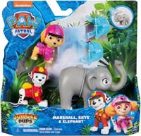 Paw Patrol Jungle Pups Play Figure Set with Projectile Launcher - 3 Pieces-2