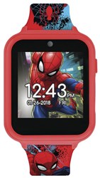 Accutime Spiderman smartwatch interactive kids watch with camera