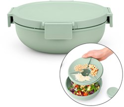 Brabantia salad lunch bowl Make & Take 1.3L Jade Green - lunchbox