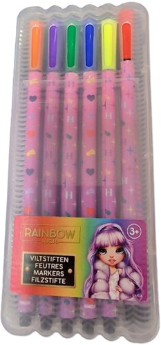 Rainbow High Viltstiften, 6st.-2