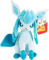 Jazwares Pokémon plush Glaceon soft toy 20cm - super soft collectible