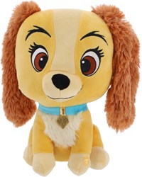 Disney plush dog Lady with sound - 30 cm - cuddly toy for kids