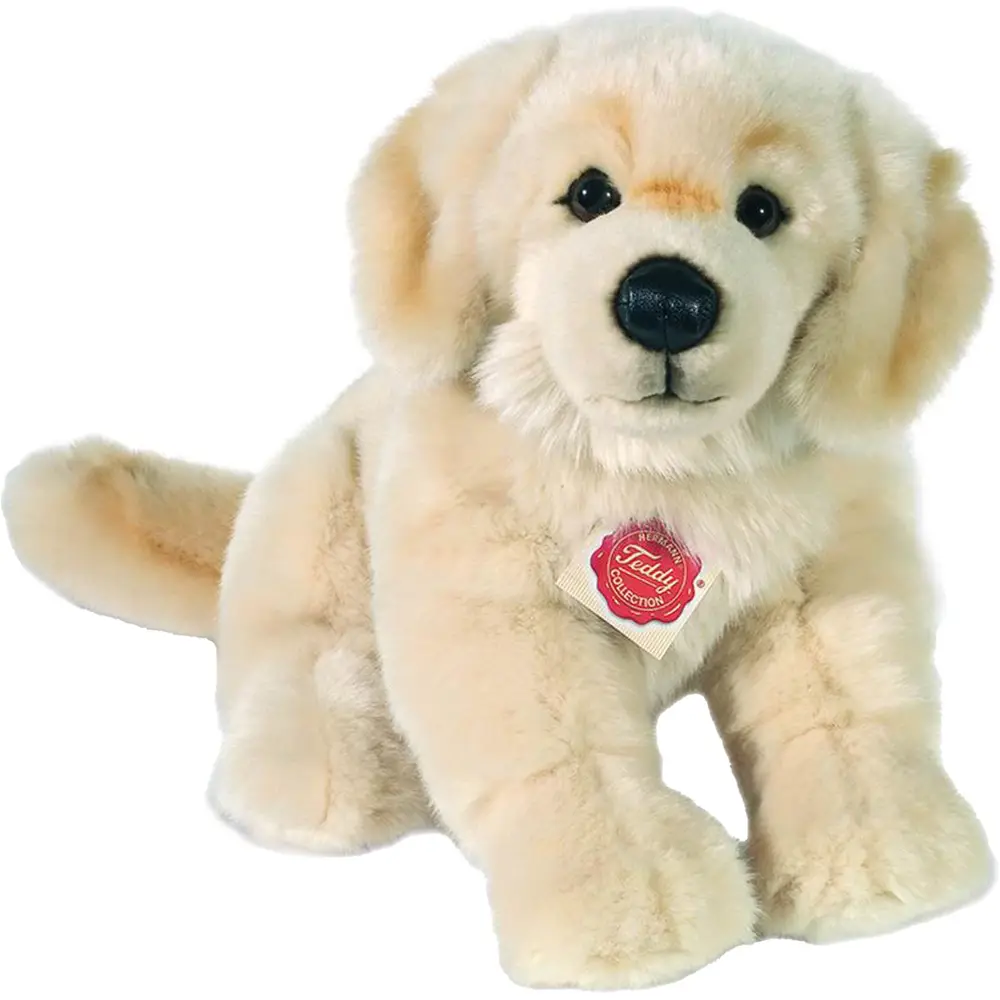Hermann Teddy plush dog Golden Retriever sitting cuddly toy 30 cm