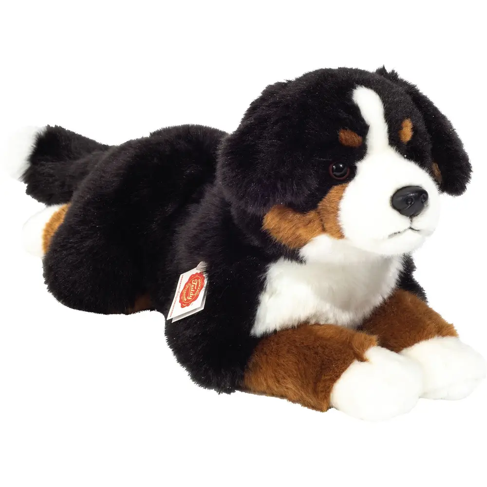 Hermann Teddy plush Berner Sennenhund lying 40 cm soft toy dog