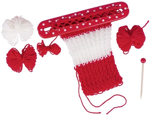 Goki knitting frame wooden craft set for kids and adults