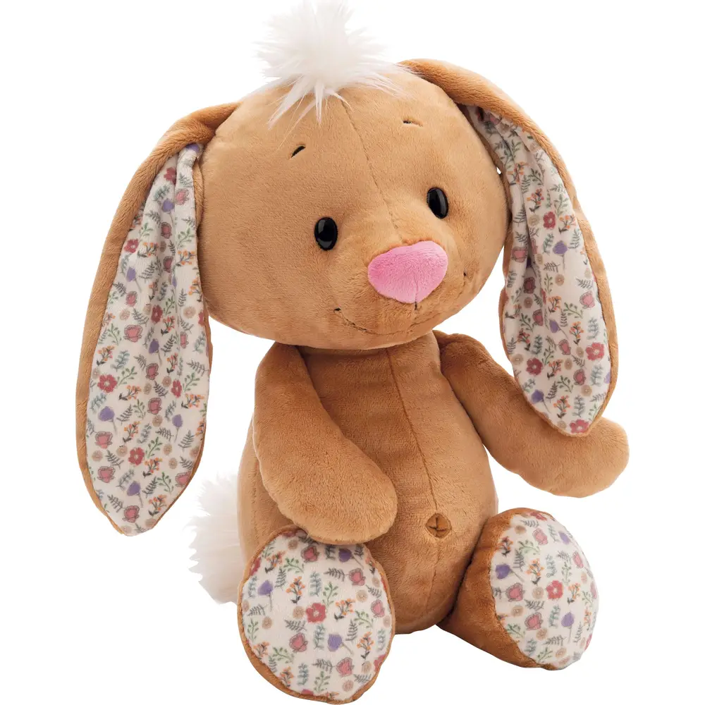 Nici plush bunny 50cm soft sustainable toy multicolor